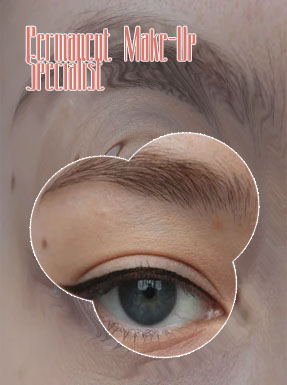 Brown permanent eyeliner