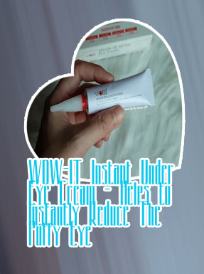 Instant puffy eye cream