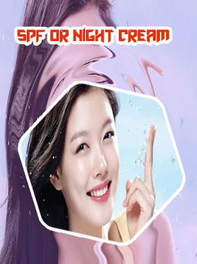 Korean night skin care