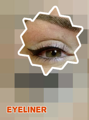 Microblading eyeliner